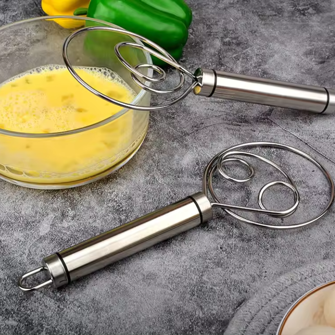 (Buy1 Get 1 Free) Stainless Steel Dough Mixer with Hanging Hole