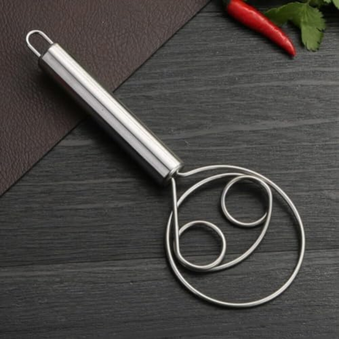 (Buy1 Get 1 Free) Stainless Steel Dough Mixer with Hanging Hole