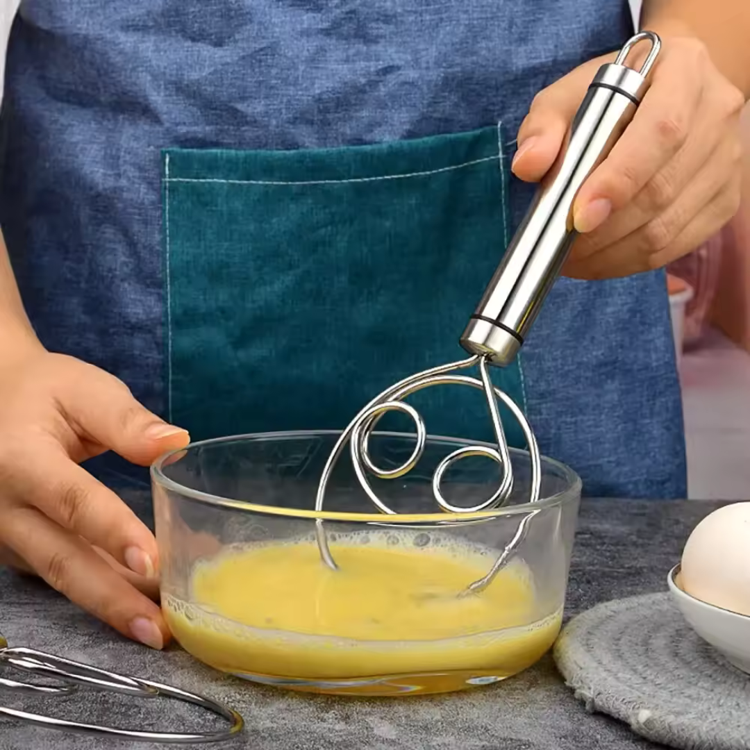 (Buy1 Get 1 Free) Stainless Steel Dough Mixer with Hanging Hole