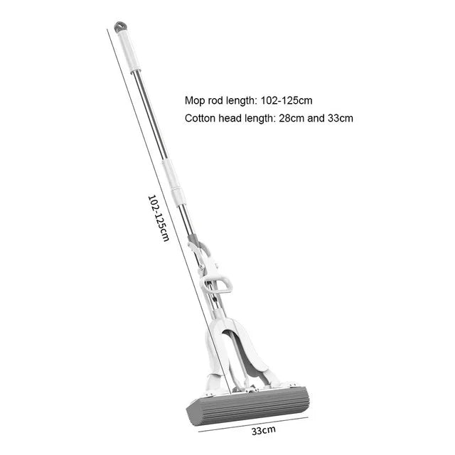 Hands-Free Retractable Floor Mop