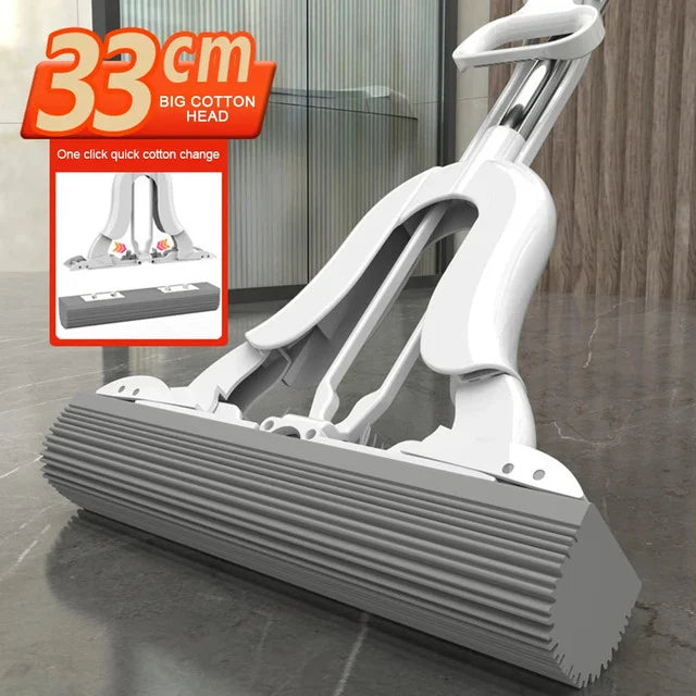 Hands-Free Retractable Floor Mop