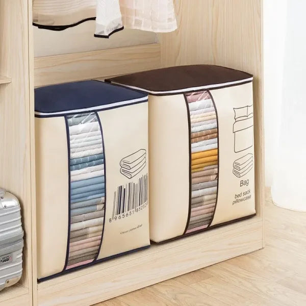 Heavy-Duty Barcode Printed Storage Bag – Random Color