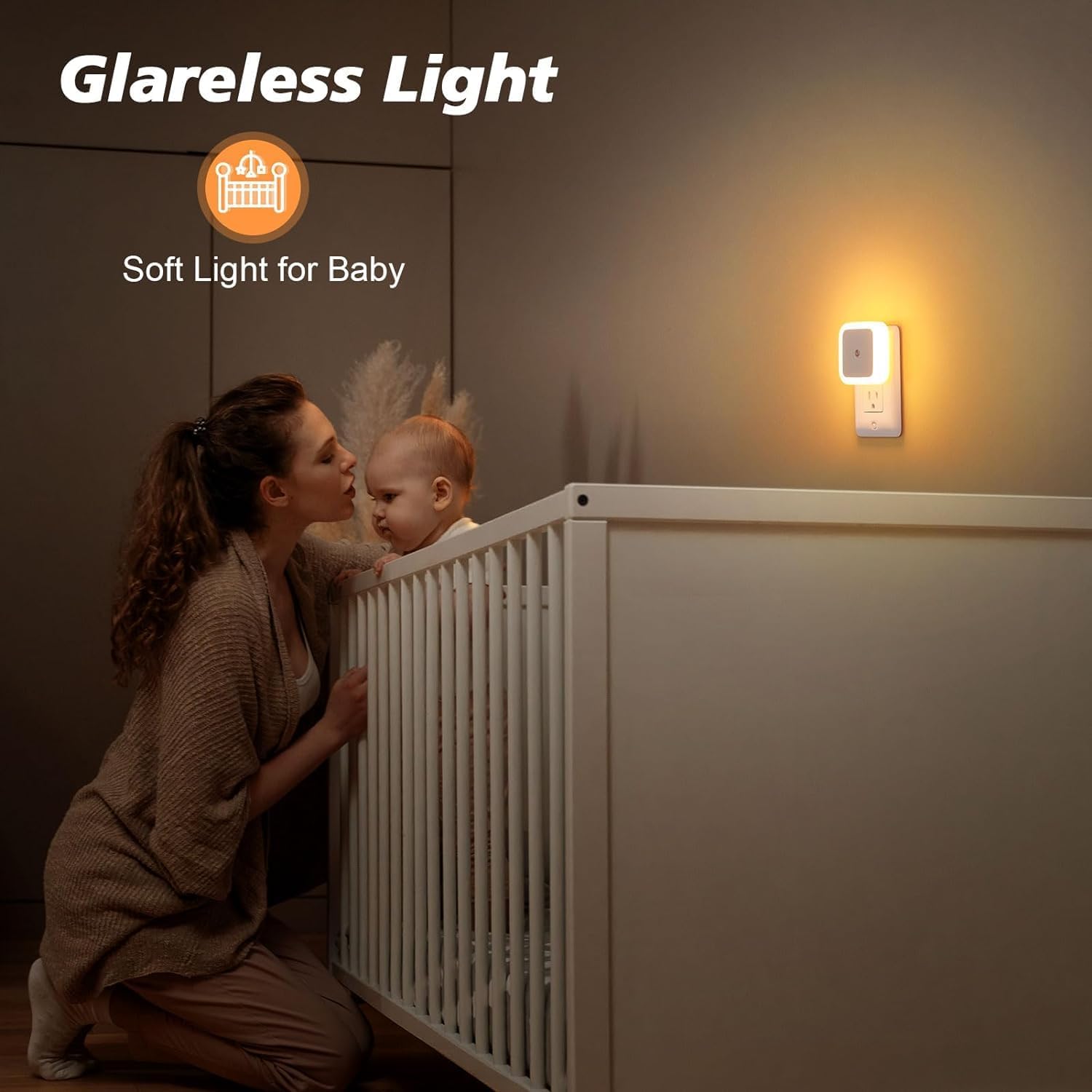[Pack Of 2] Smart Sensor LED Night Lamp Pink