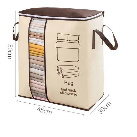 Heavy-Duty Barcode Printed Storage Bag – Random Color
