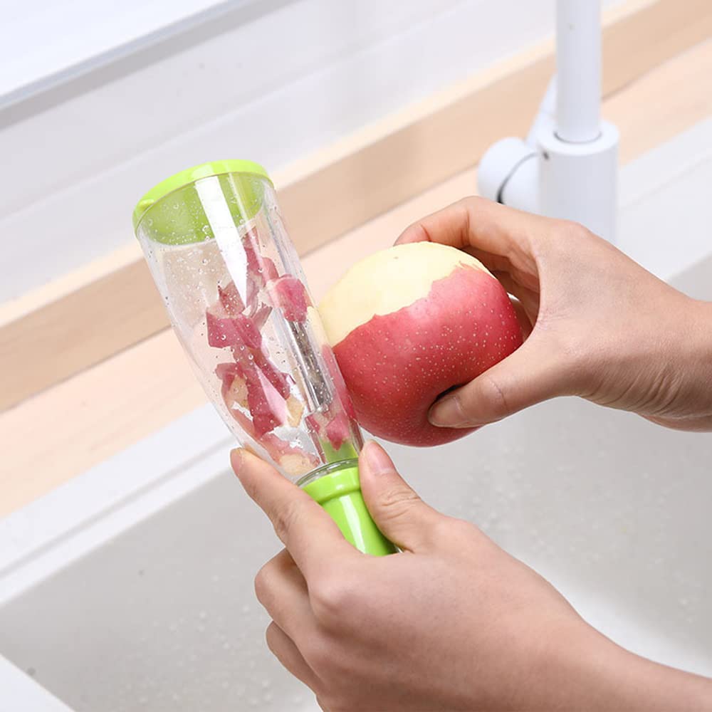 Multi-function storage peeler stainless