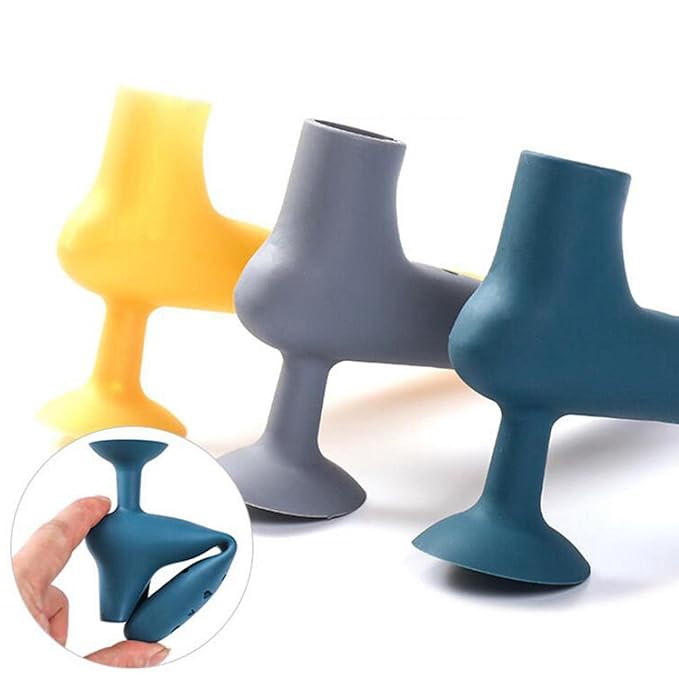 Silicone Room Door Handle Stop Guard Random Colour