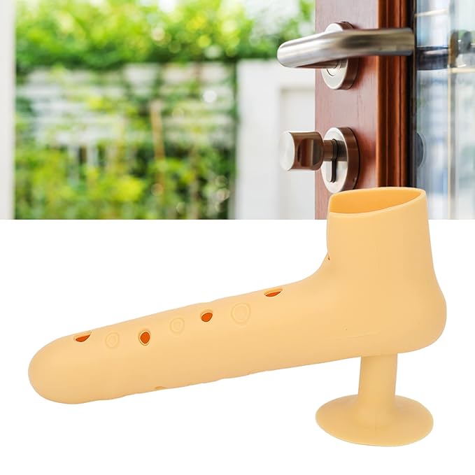 Silicone Room Door Handle Stop Guard Random Colour