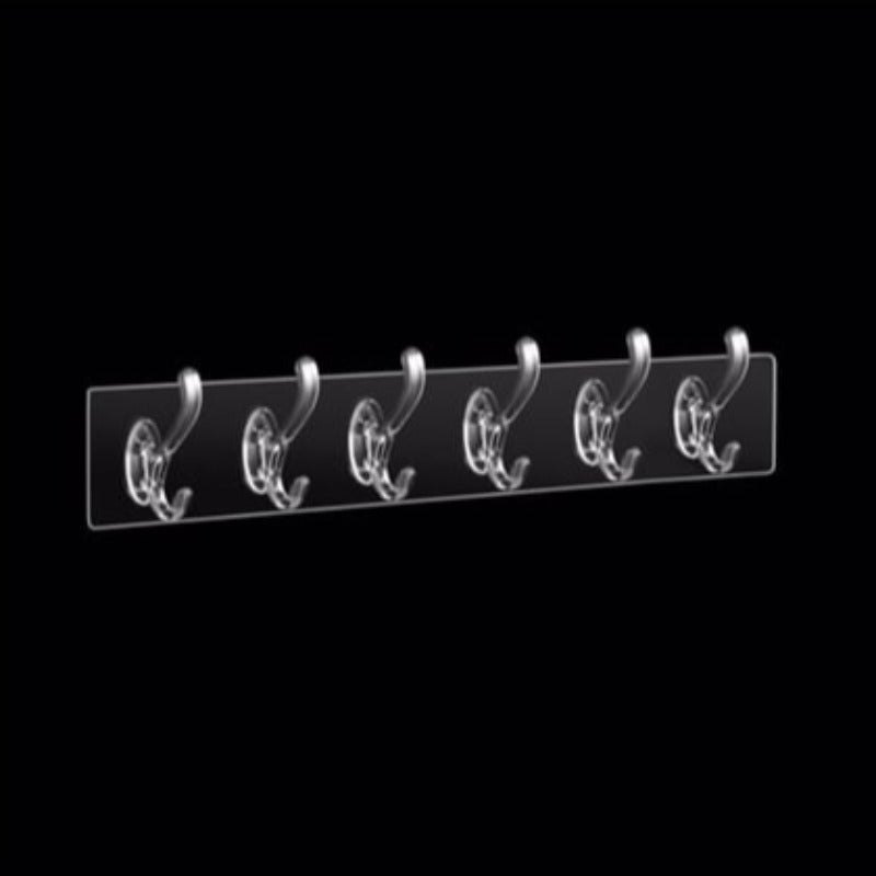 ( Pack of 3 ) Self Adhesive Wall Mounted Hooks Strip