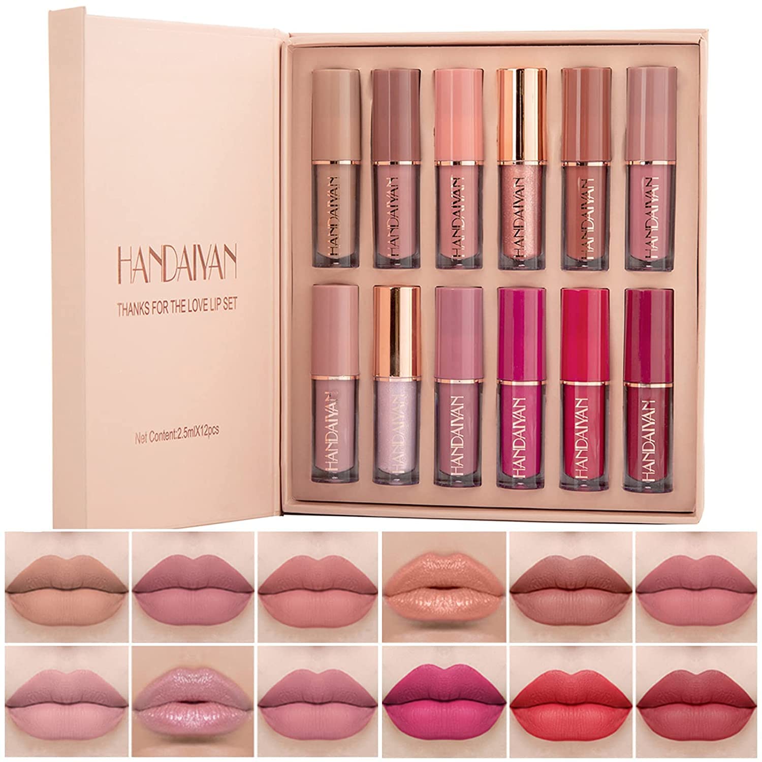 MOCALLURE- The Love Lip Set of 12 pcs