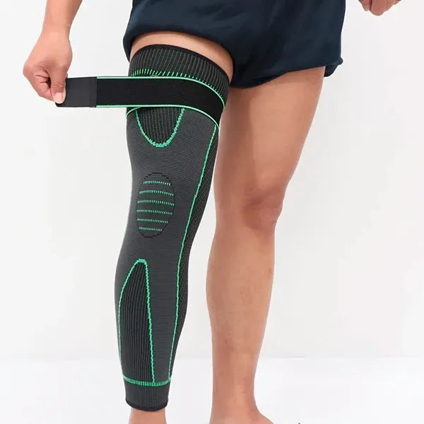 Leg Warmer Pad - Compression Knee Pad with Strap