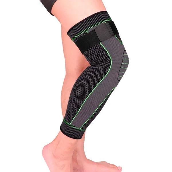 Leg Warmer Pad - Compression Knee Pad with Strap