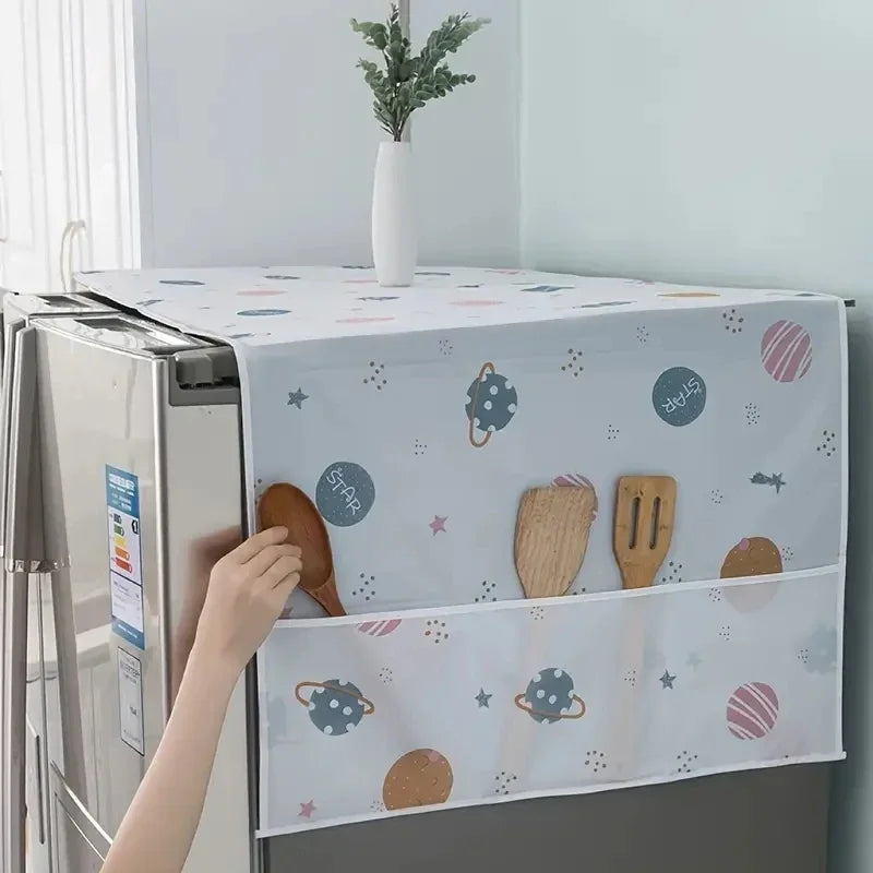 Buy 1 Get 1 Free Fridge Cover & Microwave Oven Dust Cover
