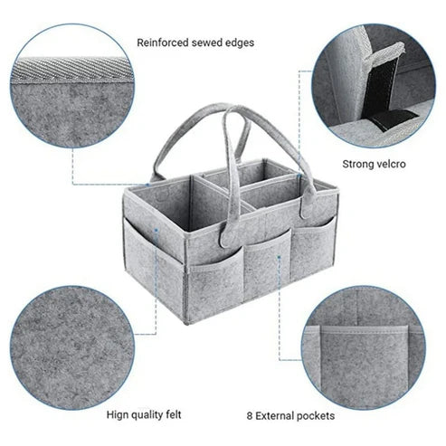 Baby Diaper Organizer Caddy Bag ( Pack of 2 )