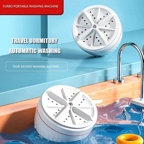 PORTABLE USB ULTRASONIC TURBINE LAUNDRY WASHING MACHINE
