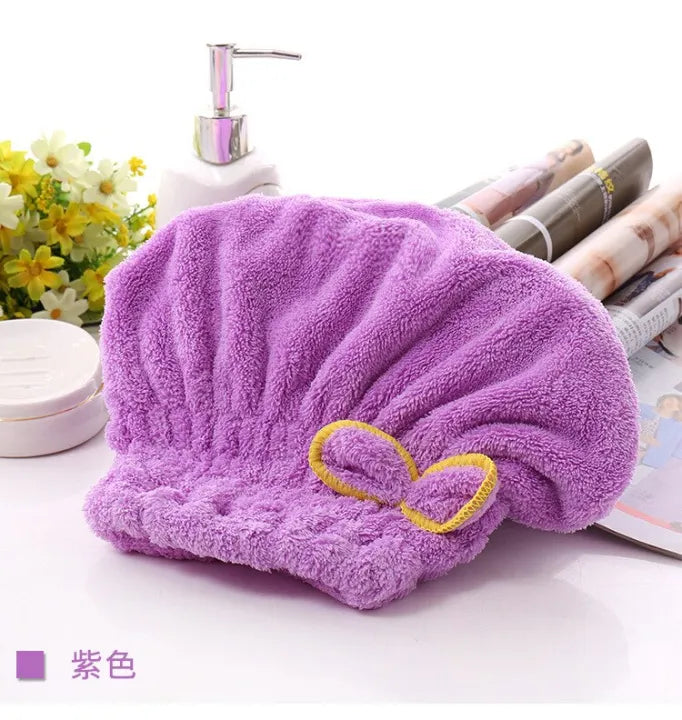 Microfibre Quick Hair Drying Cap (Pack Of 2 )