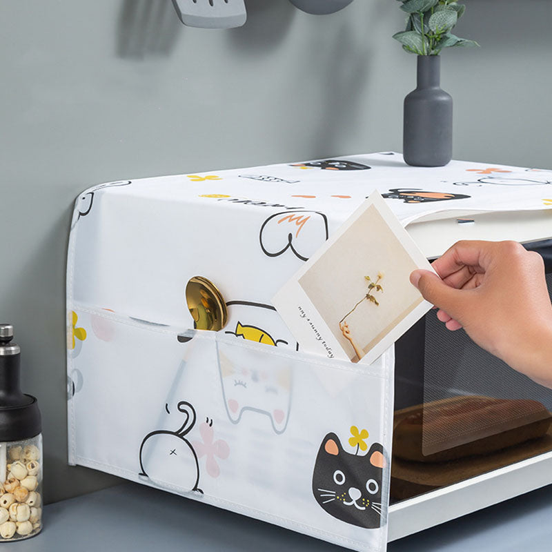 Buy 1 Get 1 Free Fridge Cover & Microwave Oven Dust Cover