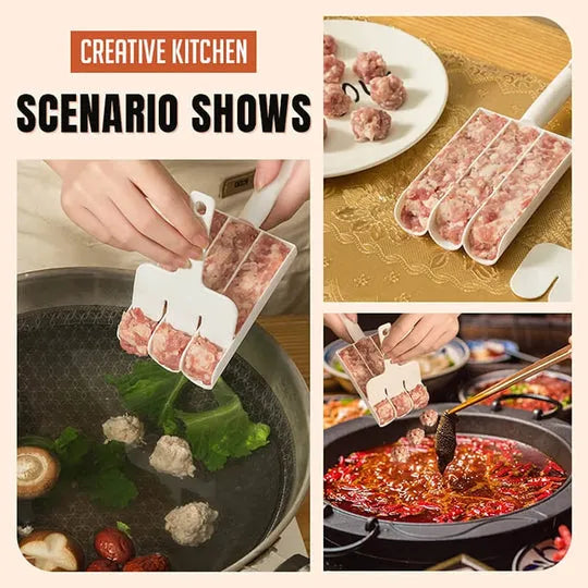 (Buy 1 Get 1 Free) Kitchen Triple Meatball Maker