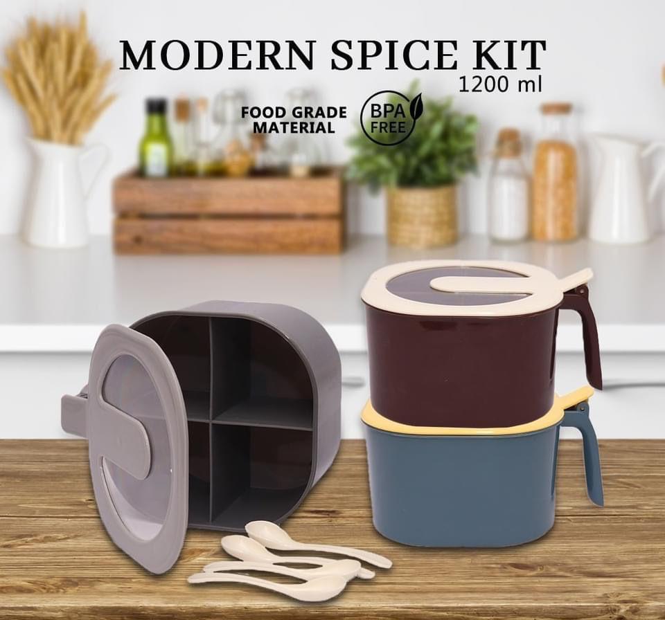 Modern Spice Kit 2 Boxes with Spoons