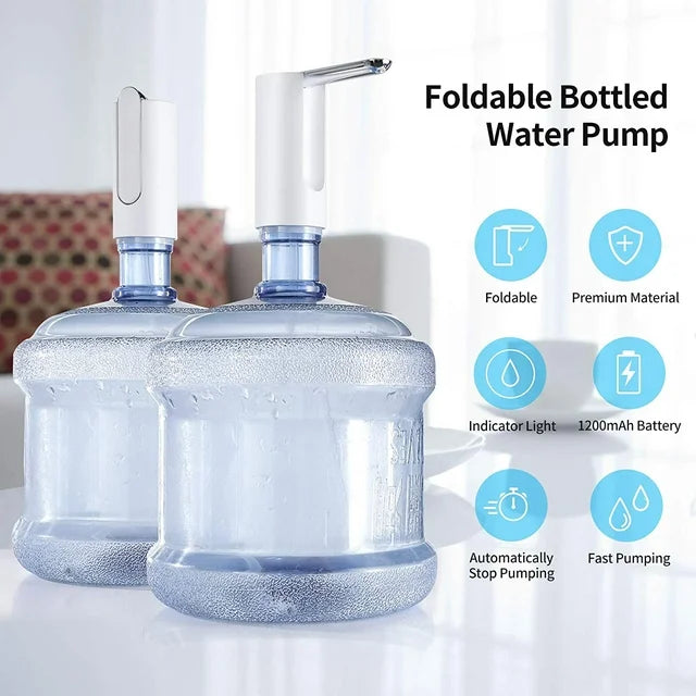 Water Bottle Pump, USB Charging Automatic Drinking Water Pump
