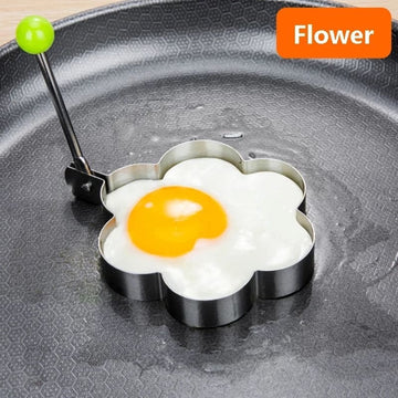 4 Pcs Stainless Steel Fried Egg Molds