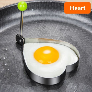 4 Pcs Stainless Steel Fried Egg Molds