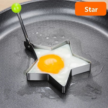 4 Pcs Stainless Steel Fried Egg Molds