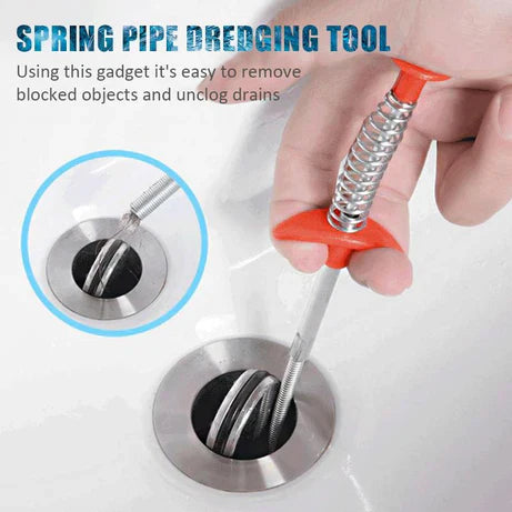 (Buy 1 Get 1 Free) Spring Pipe Dredging Remover Tools & Drain Cleaner Sticks