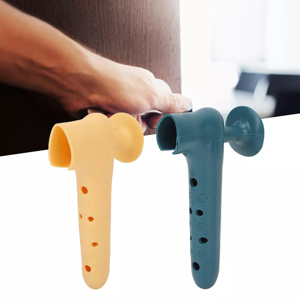 Silicone Room Door Handle Stop Guard Random Colour