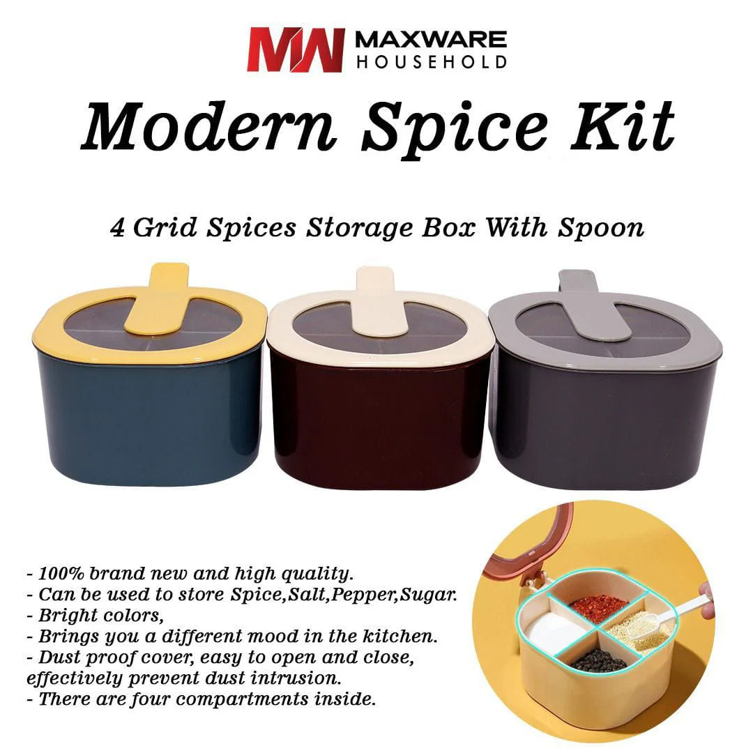 Modern Spice Kit 2 Boxes with Spoons
