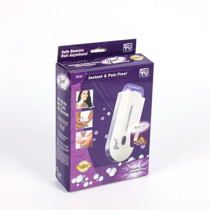 YES Finishing Touch 2-in-1 Rechargeable Hair Remover